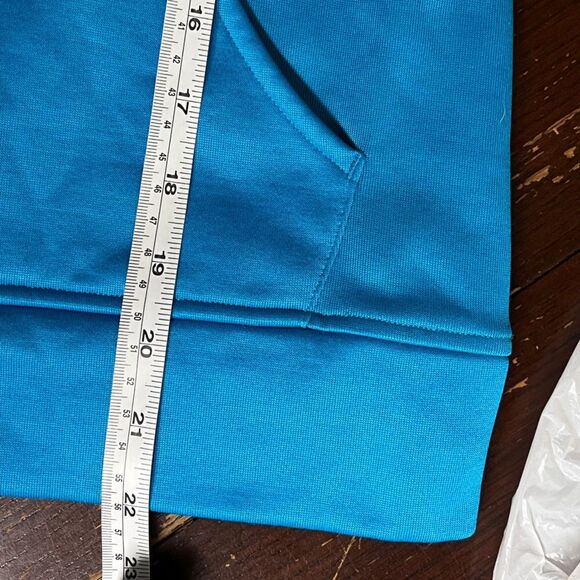 Under Armour UA Youth Big Girl Teal Fleece Hoodie Large - Picture 7 of 9